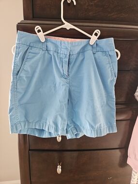 Light Blue Women's Casual Chino Shorts